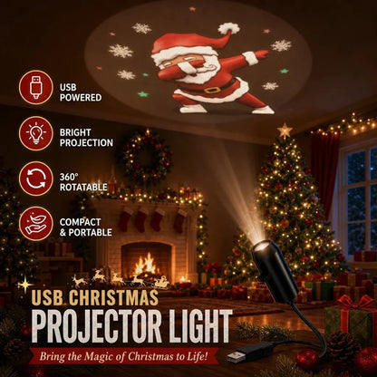 ✨Plug-&-Play HD Christmas Projector – 6 or 10 Festive Scenes(📦Buy 2 Free Shipping)