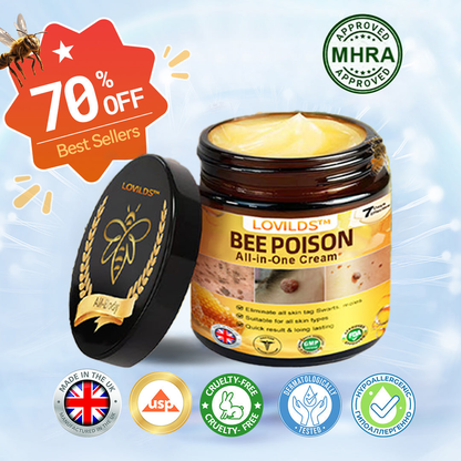 🐝[Official Brand Store] 🐝 LOVILDS™ Bee Venom All-In-One Cream (👩‍⚕️British Association of Dermatology 2025 Special Recommendation)