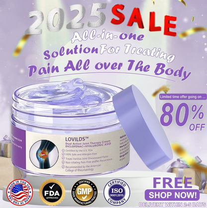 👩‍⚕️LOVILDS™ 7 Day Rapid Joint & Bone Therapy Cream USA Orthopedics (AAOS) Approved