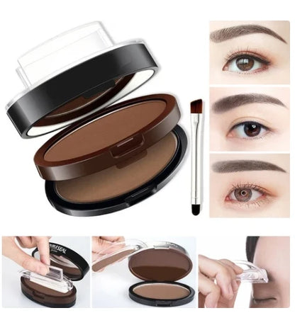 ✨ 2-Color Waterproof Eyebrow Stamp Kit — Symmetrical Brows in Seconds