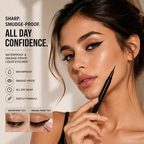 Waterproof & Smudge-Proof Liquid Eyeliner