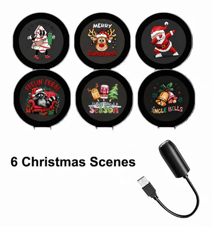✨Plug-&-Play HD Christmas Projector – 6 or 10 Festive Scenes(📦Buy 2 Free Shipping)