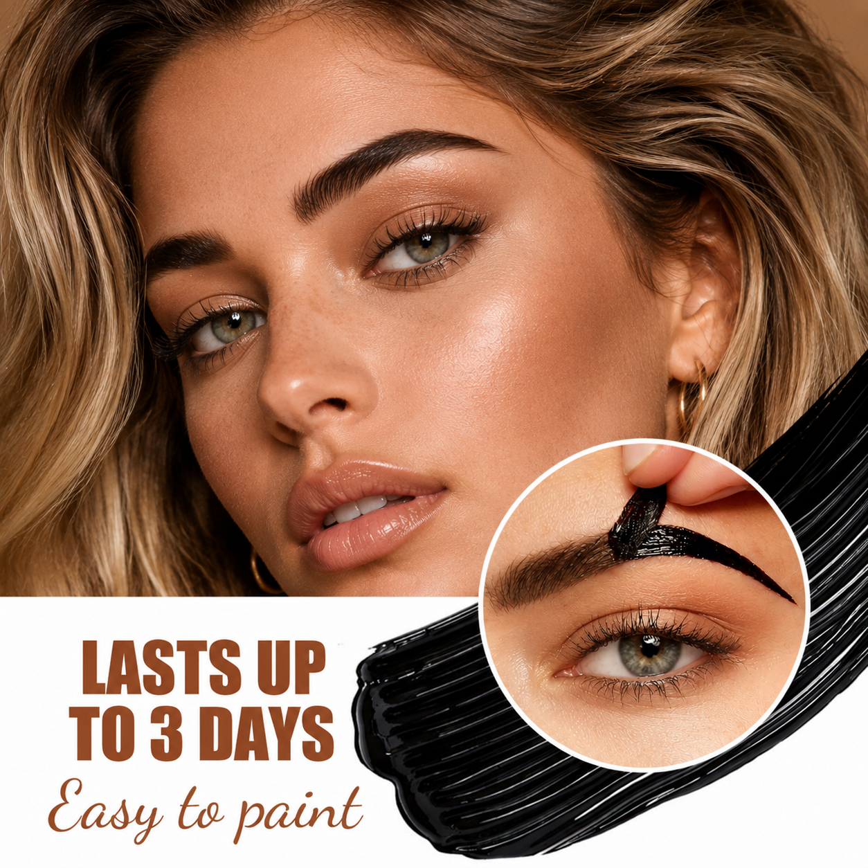 Last Day Buy 1 Get 1 Free Marvfurry Brow Tint | Easy Peel, Natural Brows, Lasting Color
