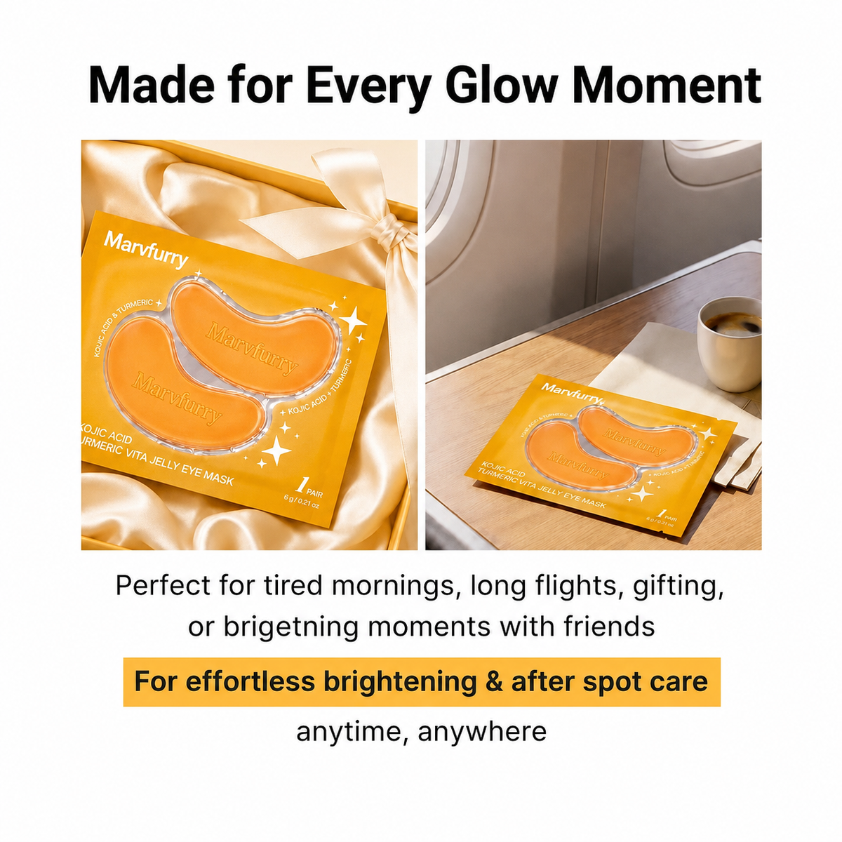 Kojic Acid Turmeric Vita Jelly Eye Mask