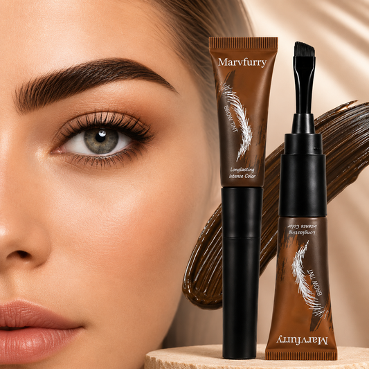Last Day Buy 1 Get 1 Free Marvfurry Brow Tint | Easy Peel, Natural Brows, Lasting Color