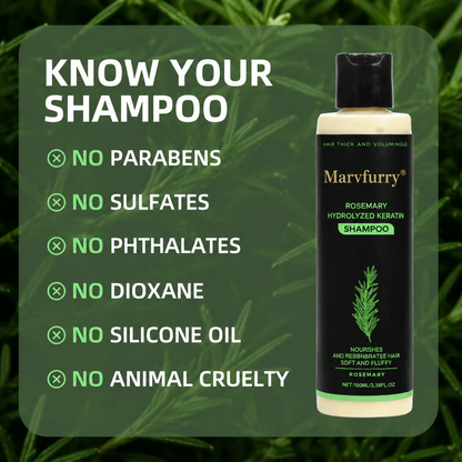 🌱 Organic Rosemary Hair Growth Shampoo