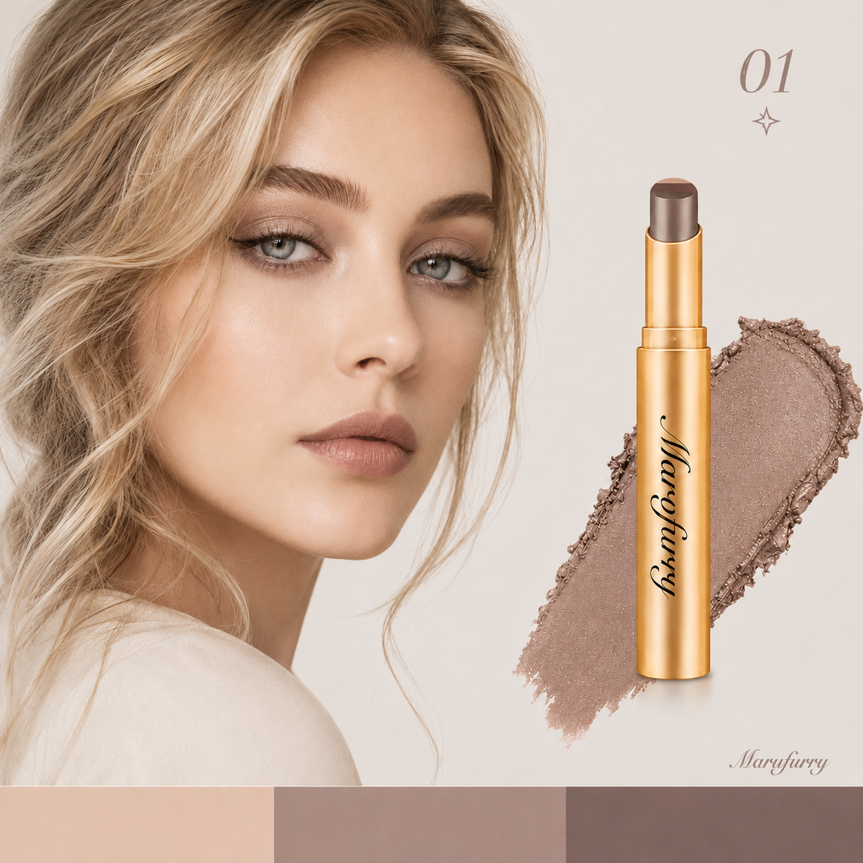 3 Color Eyeshadow Stick