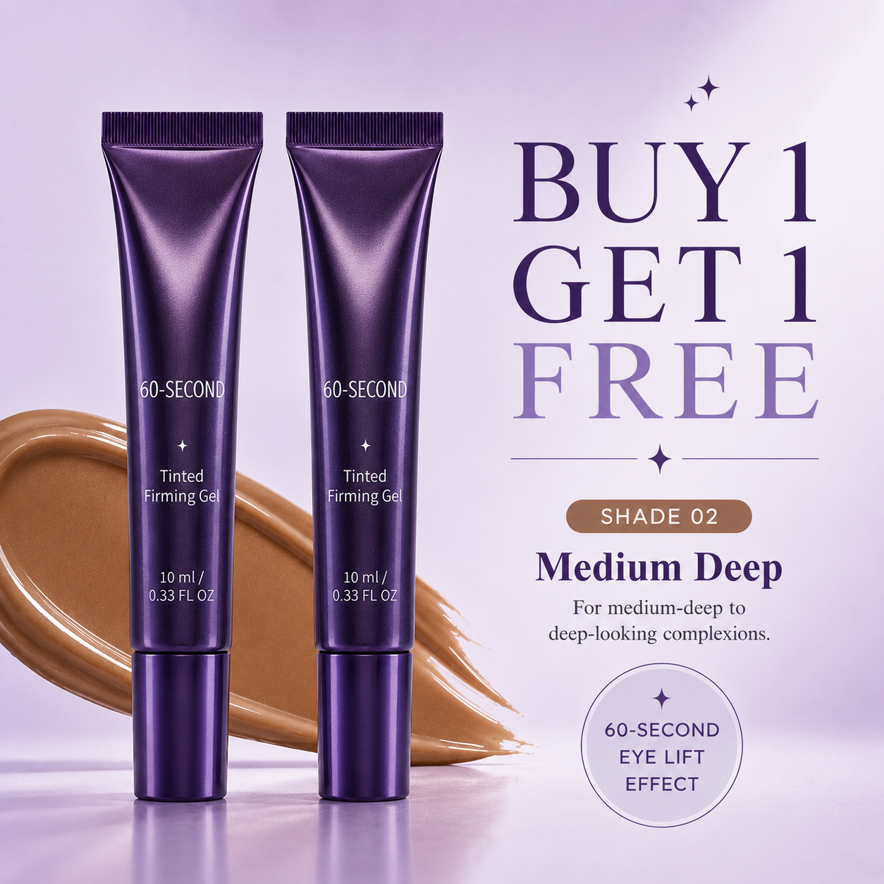 Buy 1 Get 1 Free-Medium Deep-2pc