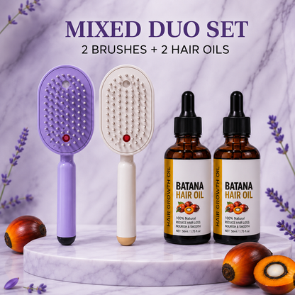 🤦‍♀️Anti-Tangle Anti-Frizz Hair Brush | No More Knots & Frizzy Hair
