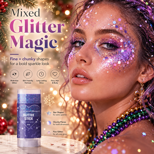 Glitter Stick for Face, Hair & Body | Easy Sparkle