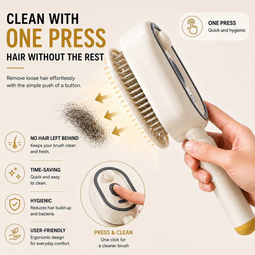🤦‍♀️Anti-Tangle Anti-Frizz Hair Brush | No More Knots & Frizzy Hair